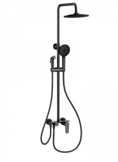 Душевая стойка Wonzon & Woghand WW-A30874-BGG тёмный графит